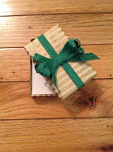 Load image into Gallery viewer, Small Gold Stripes and Green Ribbon